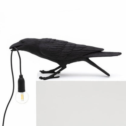 Bird Design Table Lamp Decorative Bedside Desk Lamp Artistic Ambient Light