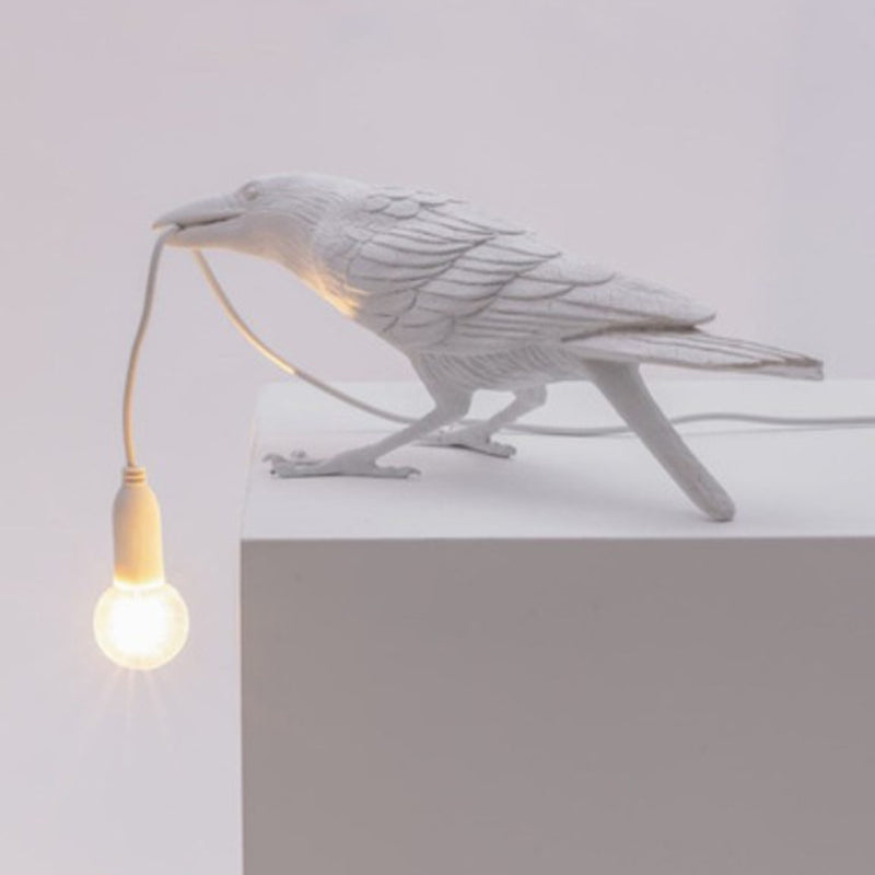 Bird Design Table Lamp Decorative Bedside Desk Lamp Artistic Ambient Light