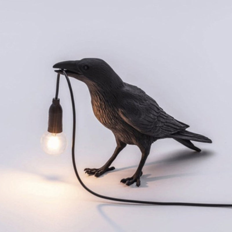 Bird Design Table Lamp Decorative Bedside Desk Lamp Artistic Ambient Light
