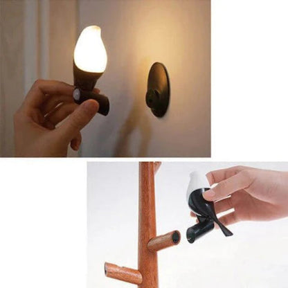 Bird Egg Branch Design Rechargeable Smart Sensor LED Table Lamp Motion Activated