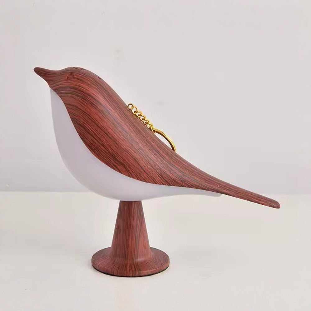 Bird Shaped Wooden Rechargeable Table Lamp