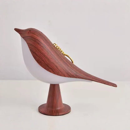 Bird Shaped Wooden Rechargeable Table Lamp