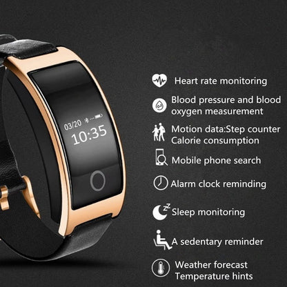 Blood Pressure Heart Rate Smart Watch Health Activity Tracker
