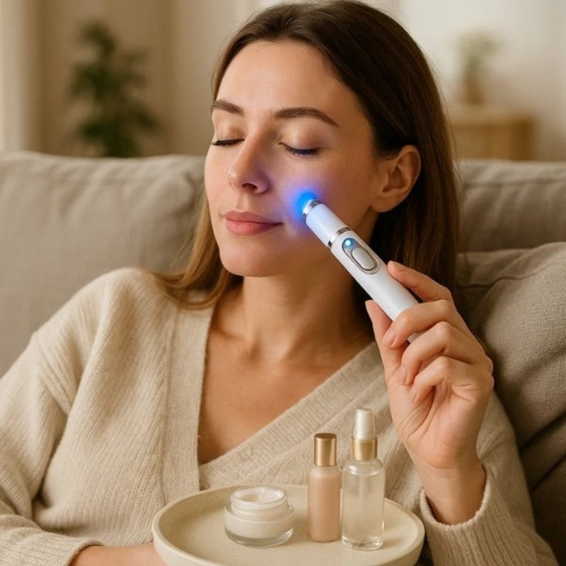 Blue Light Laser Skin Pen for Targeted Spot and Blemish Appearance Care