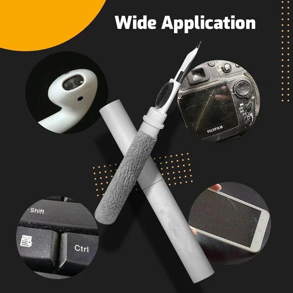 Bluetooth Earbuds Cleaning Kit Microfiber Brush Sponge Charging Case Cleaner Tool