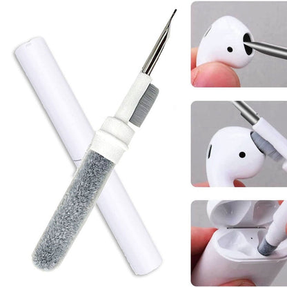 Bluetooth Earbuds Cleaning Kit Microfiber Brush Sponge Charging Case Cleaner Tool