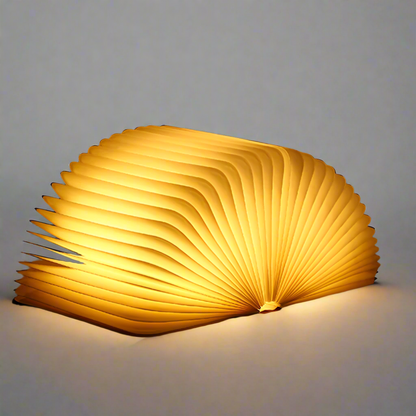 Book Shaped LED Night Light USB Rechargeable Touch Dimmable Decorative