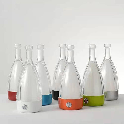 Bottle Design Rechargeable Table Lamp Dimmable LED Modern Cordless Desk Light