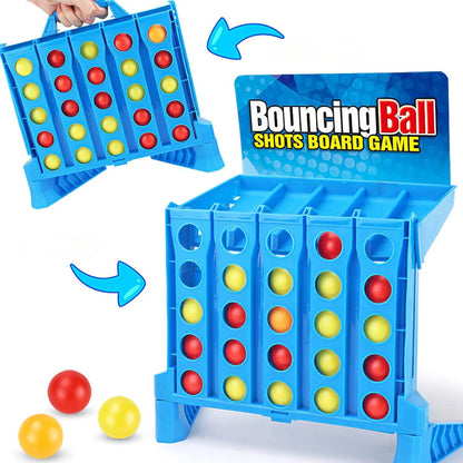 Bounce Ball Connect Four Board Game Family Party Strategy