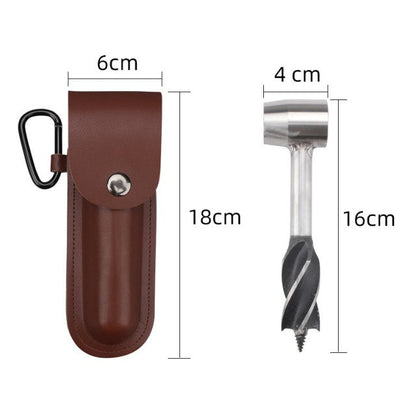 Bushcraft Hand Auger Drill Survival Wood Boring Tool Camping Outdoor Gear