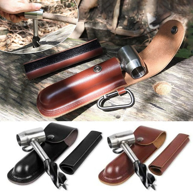 Bushcraft Hand Auger Drill Survival Wood Boring Tool Camping Outdoor Gear