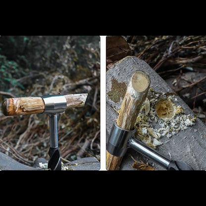 Bushcraft Hand Auger Drill Survival Wood Boring Tool Camping Outdoor Gear