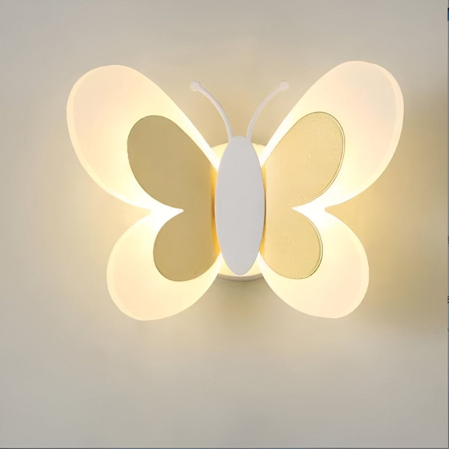 Butterfly LED Wall Light Kids Bedroom Playroom Decorative Lighting