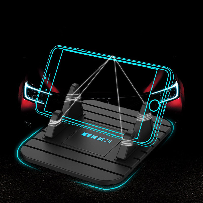 Car Phone Dashboard Holder Anti Slip Silicone Compact Stand GPS Mount