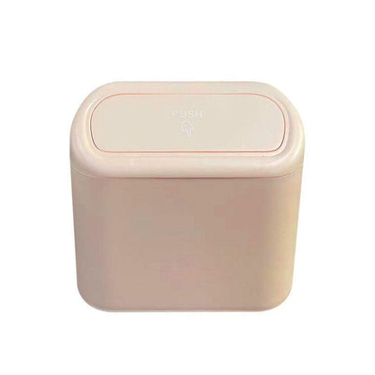 Car Trash Can Compact Waterproof Vehicle Waste Bin Organizer