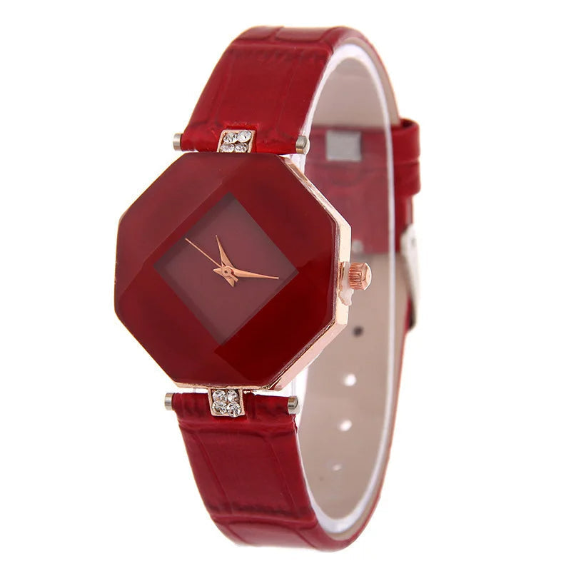 Casual Women's Watch Adjustable Strap Vibrant Dial Design Hardlex Glass Durable Wristwatch