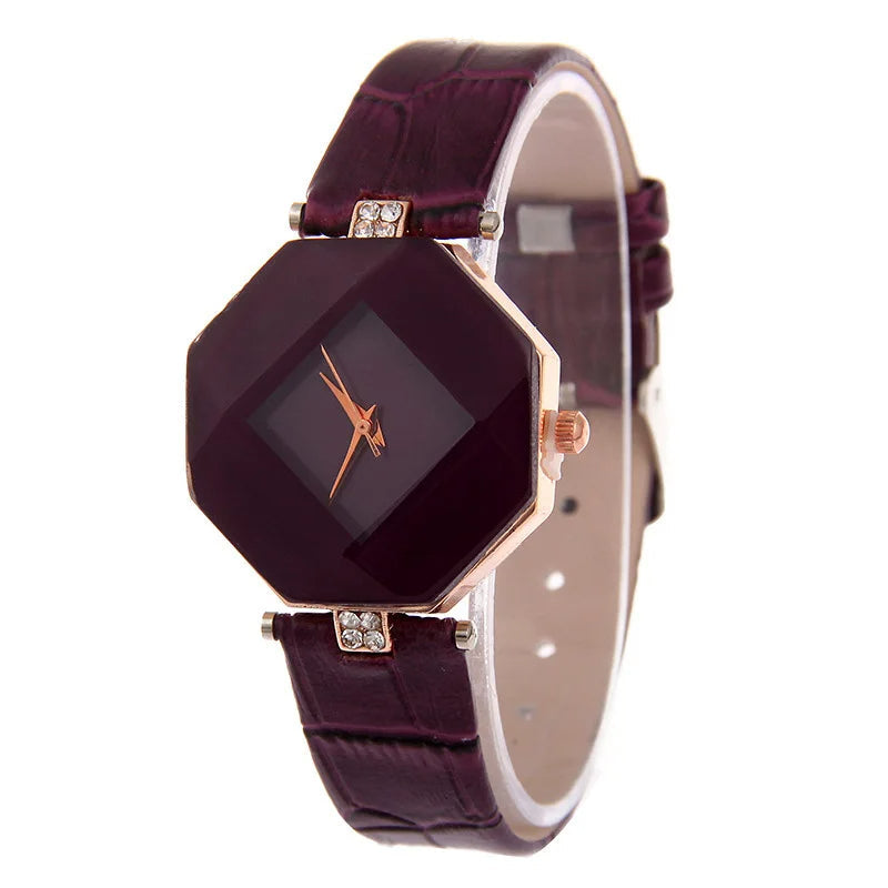 Casual Women's Watch Adjustable Strap Vibrant Dial Design Hardlex Glass Durable Wristwatch