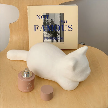 Cat Night Light Dreamy Wireless Touch Lamp Silicone Bedroom Decor Cute