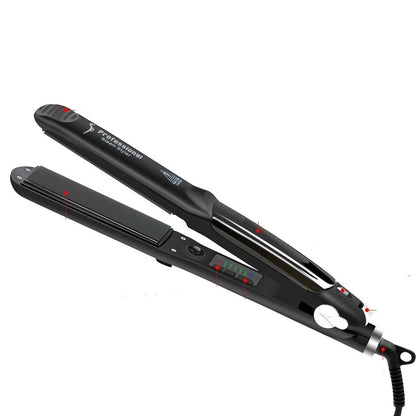 Ceramic Hair Steam Straightener – Professional Steam Flat Iron with Adjustable Heat