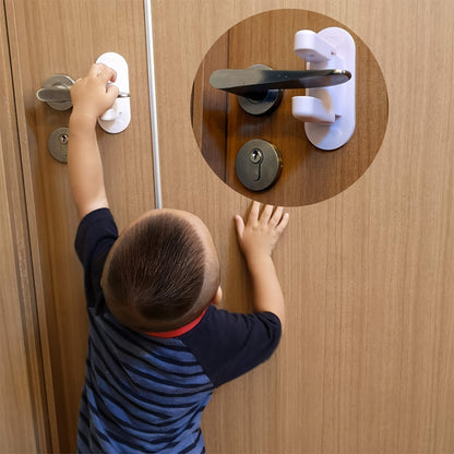 Child Safety Door Handle Lock Baby Proof Door Lever Lock for Home Childproof Safety Protection