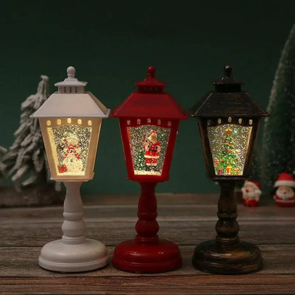 Christmas Table Lamp with Music LED Festive Decorative Holiday Light