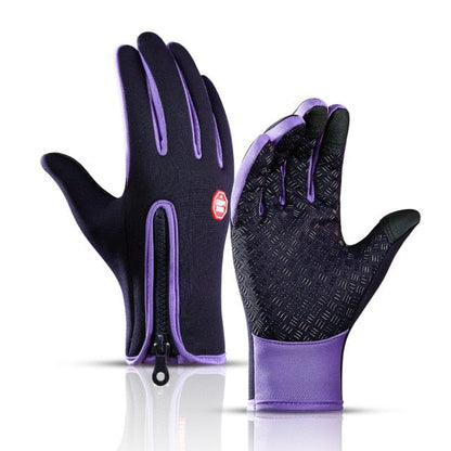 Cold Weather Thermal Gloves with Touchscreen Fingers and Anti Slip Grip