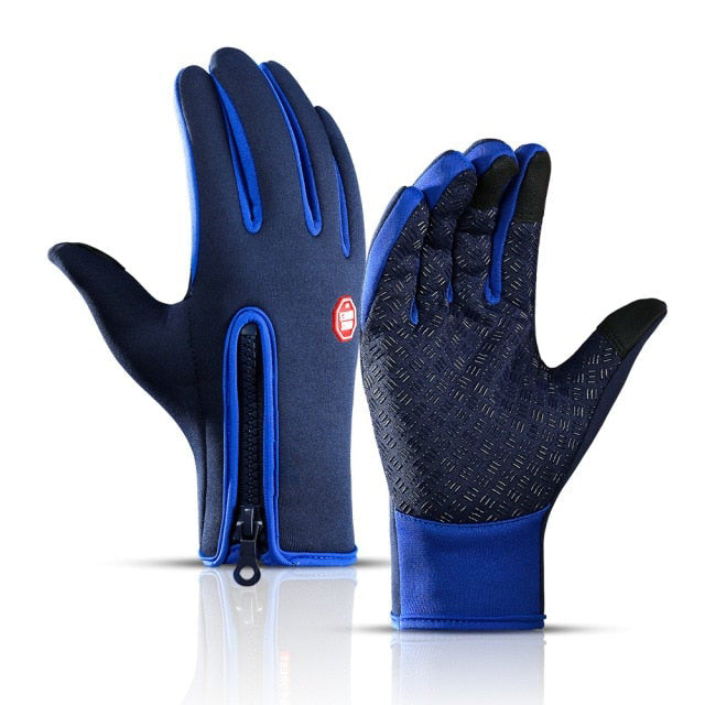 Cold Weather Thermal Gloves with Touchscreen Fingers and Anti Slip Grip