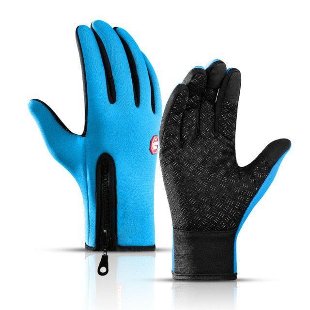 Cold Weather Thermal Gloves with Touchscreen Fingers and Anti Slip Grip