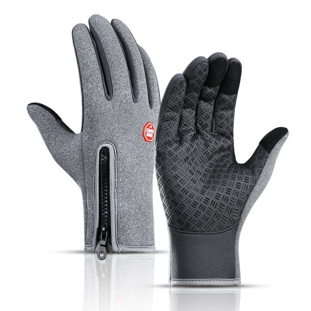 Cold Weather Thermal Gloves with Touchscreen Fingers and Anti Slip Grip
