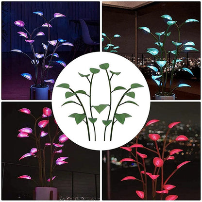Color Changing LED Plant Table Lamp Decorative Ambient Mood Light