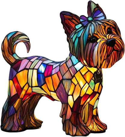 Colourful Dog Decorative Table Lamp Ambient E14 Lighting