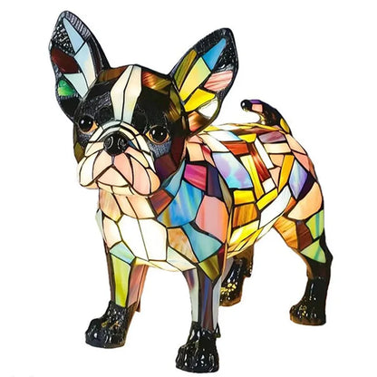 Colourful Dog Decorative Table Lamp Ambient E14 Lighting