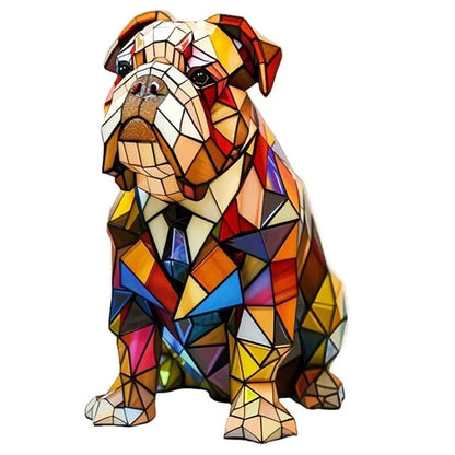 Colourful Dog Decorative Table Lamp Ambient E14 Lighting