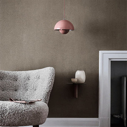 Colourful Half Moon Pendant Light Adjustable Hanging Ceiling Fixture