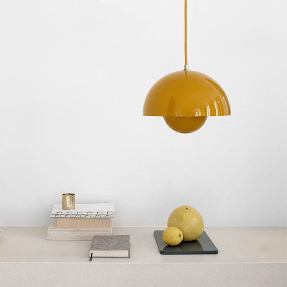 Colourful Half Moon Pendant Light Adjustable Hanging Ceiling Fixture