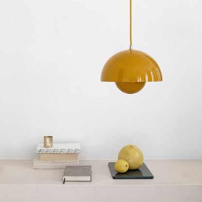 Colourful Half Moon Pendant Light Adjustable Hanging Ceiling Fixture