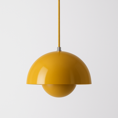 Colourful Half Moon Pendant Light Adjustable Hanging Ceiling Fixture