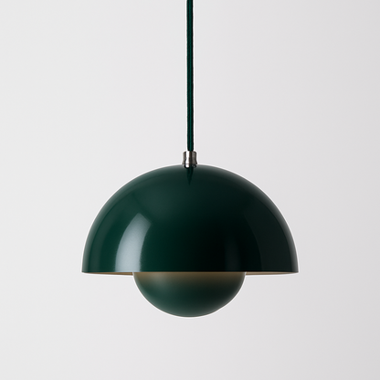 Colourful Half Moon Pendant Light Adjustable Hanging Ceiling Fixture
