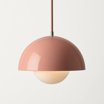 Colourful Half Moon Pendant Light Adjustable Hanging Ceiling Fixture