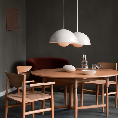 Colourful Half Moon Pendant Light Adjustable Hanging Ceiling Fixture