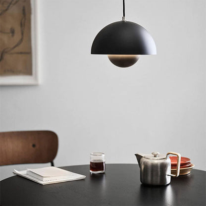Colourful Half Moon Pendant Light Adjustable Hanging Ceiling Fixture