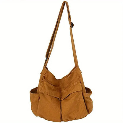 Comfortable Crossbody Shoulder Bag with Flap Pocket Adjustable Strap Everyday Handbag
