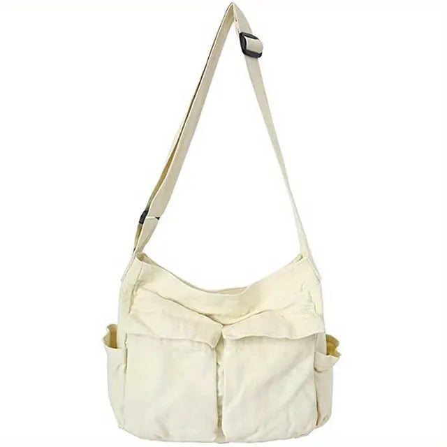 Comfortable Crossbody Shoulder Bag with Flap Pocket Adjustable Strap Everyday Handbag