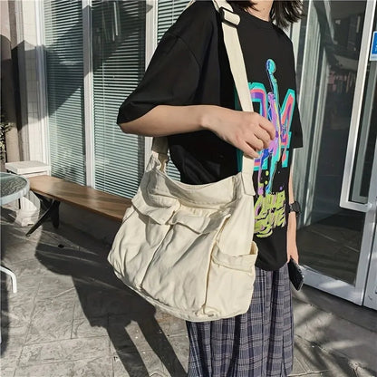 Comfortable Crossbody Shoulder Bag with Flap Pocket Adjustable Strap Everyday Handbag