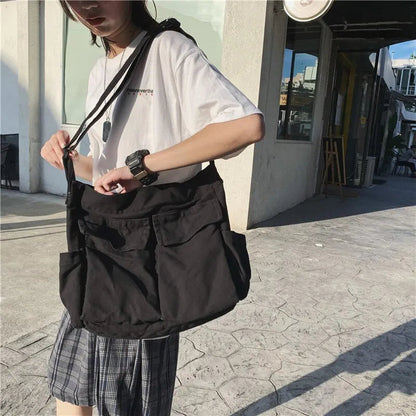 Comfortable Crossbody Shoulder Bag with Flap Pocket Adjustable Strap Everyday Handbag