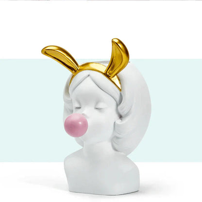 Compact Ear-Shaped Plant Vase Artistic Decorative Flower Succulent Holder