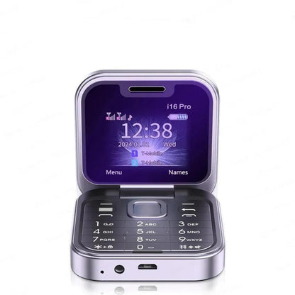 Compact Flip Phone Dual SIM Portable Mobile Device