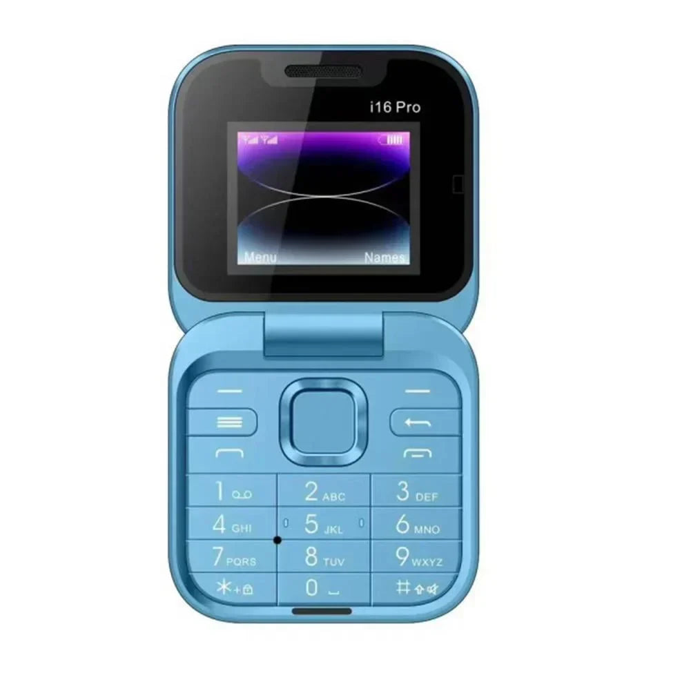 Compact Flip Phone Dual SIM Portable Mobile Device