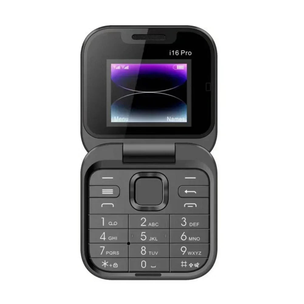 Compact Flip Phone Dual SIM Portable Mobile Device