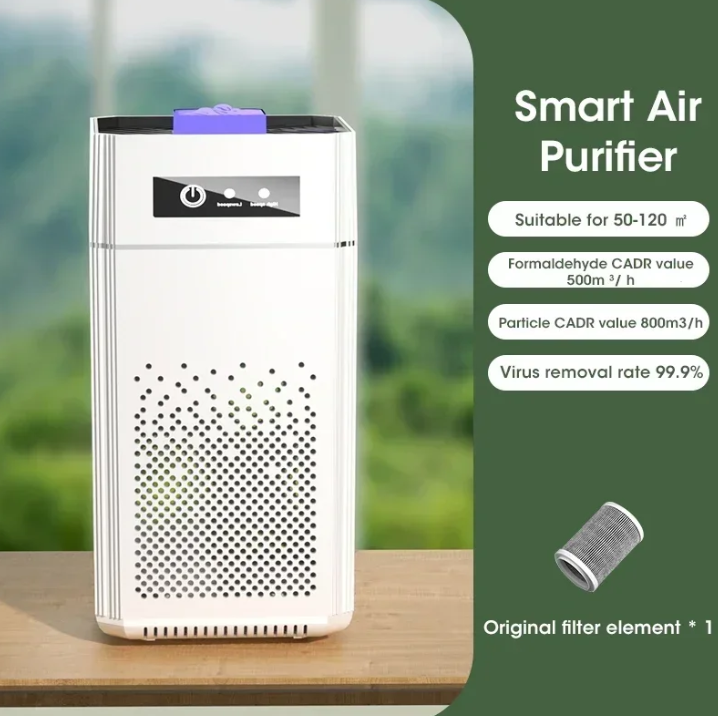 Compact HEPA Air Purifier Home Room Desktop Filtration System